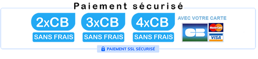 Paiement en plusieurs fois sans frais chez Bien-aise.com boutique spécialisée en vente de meuble en bois de manguier.