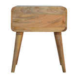 Meuble en bois massif coloris marron clair de style scandinave.