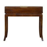 Belle console de luxe en bois massif de manguier fait-main.