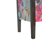 Meuble style tropical en bois de manguier massif pour la chambre des enfants.