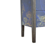 Commode à la fois meuble TV en manguier massif pas cher, collection de meubles imprimés art déco luxe. Un meuble style décoratif teintes noire et imprimée.