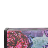 Meuble TV bois pour chambre à coucher pour une décoration intérieur chaleureuse et tropicale.