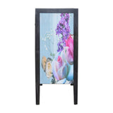 Une commode design bois massif polyvalente qui peut être également un meuble télé bois massif.