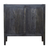 Meuble de décoration intérieure en manguier massif avec les pieds en bois naturel massif.