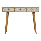 Achetez une table de bureau design scandinave pas cher chaleureuse en bois exotique avec un style contemporain.