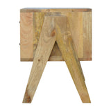 Meuble Hi-fi en manguier massif pas cher.