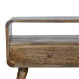 Meuble TV en bois vintage en manguier massif.