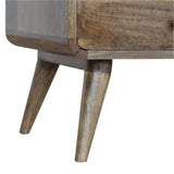 Meuble téléviseur en manguier famille bois teck massif.