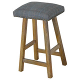 Tabouret de bar en bois de manguier massif