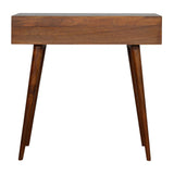 Table console design style nordique en manguier massif.
