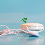 Un capteur de fuite d'eau connectée qui vous prévient lors d'une inondation dans votre maison grâce à une notification envoyé sur votre téléphone portable ou tablette.