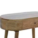 Meuble console pas cher rustique en bois de manguier massif pour chambre à coucher ou salon.