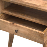 Table de chevet, table d'appoint en bois brut collections armoires de rangement.