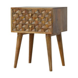 Acheter ce petit meuble de rangement en bois pour compléter votre commode en bois teck massif.