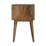 Petit meuble d'appoint en bois naturel fait main pas cher tendance scandinave.