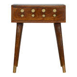 Table d'appoint en bois massif naturel famille bois teck massif.