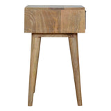 Table en bois exotique style vintage essences bois de manguier massif.