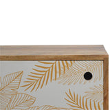 Très belle table de rangement pour chambre à coucher ou salon en manguier bois exotique massif se marie très bien avec une commode en bois teck.