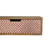 Meuble de rangement en manguier massif bois naturel.