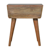 Table de salle coloris bois brut naturel. 