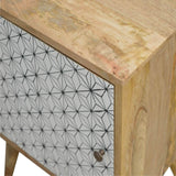 Accompagner votre commode en teck ou noyer par ce meuble d'appoint en manguier pour embellir votre intérieur en bois.