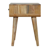 Table d'appoint design style nordique en manguier massif.