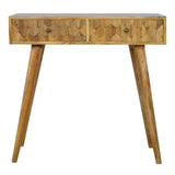 Table rectangulaire essences bois de manguier massif.