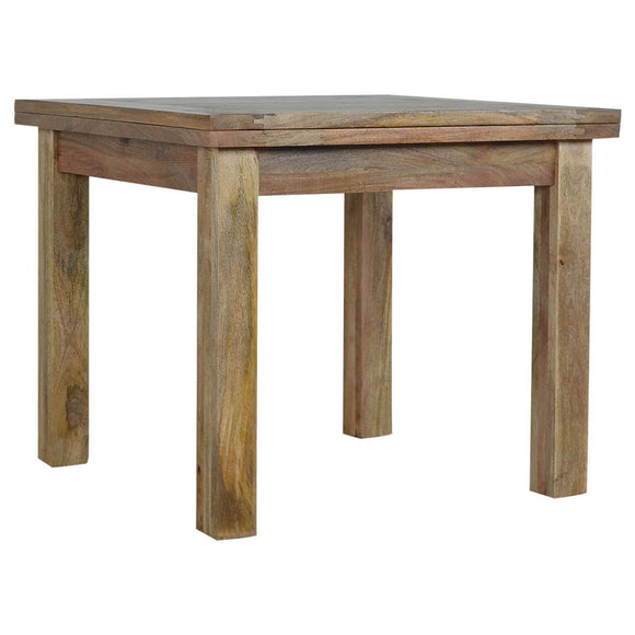 Table à manger en bois massif pour deux personnes. 