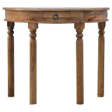 Acheter un meuble demi lune style victorien en bois massif pas cher pour votre loft ou maison.