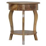 Bout de canapé design scandinave en manguier.