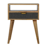 Meuble en bois de style scandinave teinte foncé