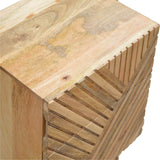 Meuble de rangement en bois massif un parfait complément pour un lit en bois pour votre chambre à coucher.