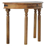 Table maquillage design essences bois de manguier fait-main.